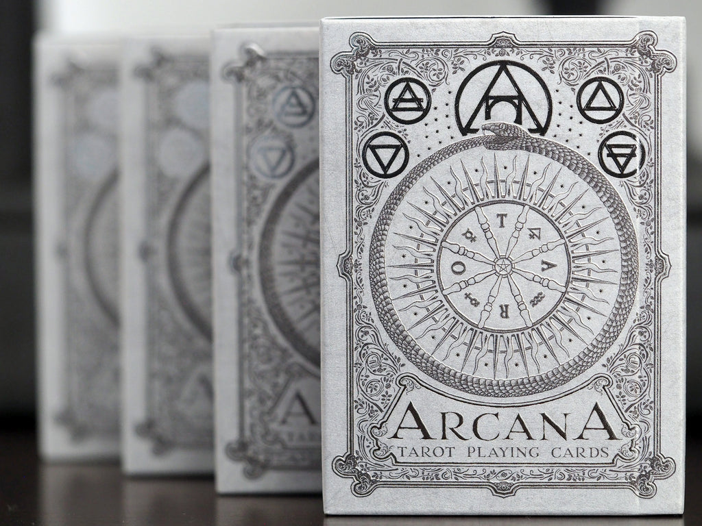 Arcana deck. Hand-illustrated playing cards inspired by Tarot divination cards
